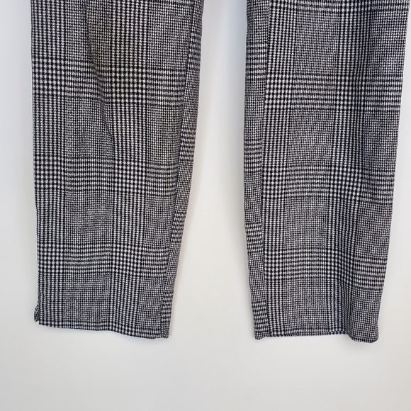 ZARA Pull On Plaid Pants Sz M - Picture 5 of 14
